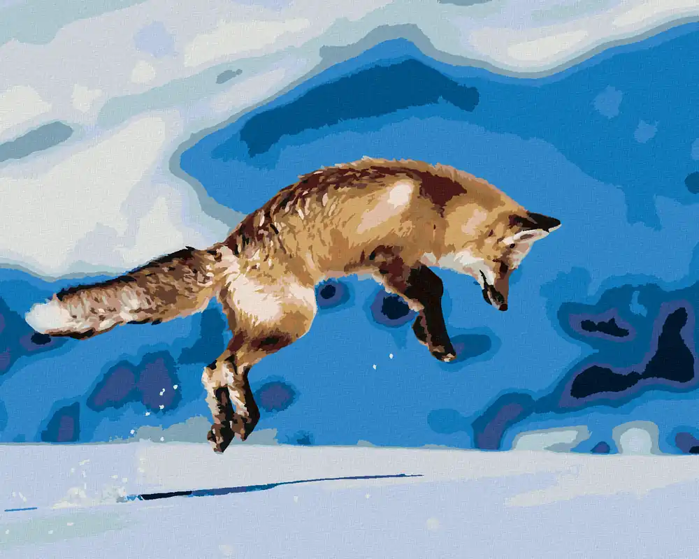 Neu Im Sortiment Diamond painting – SPRINGENDER FUCHS