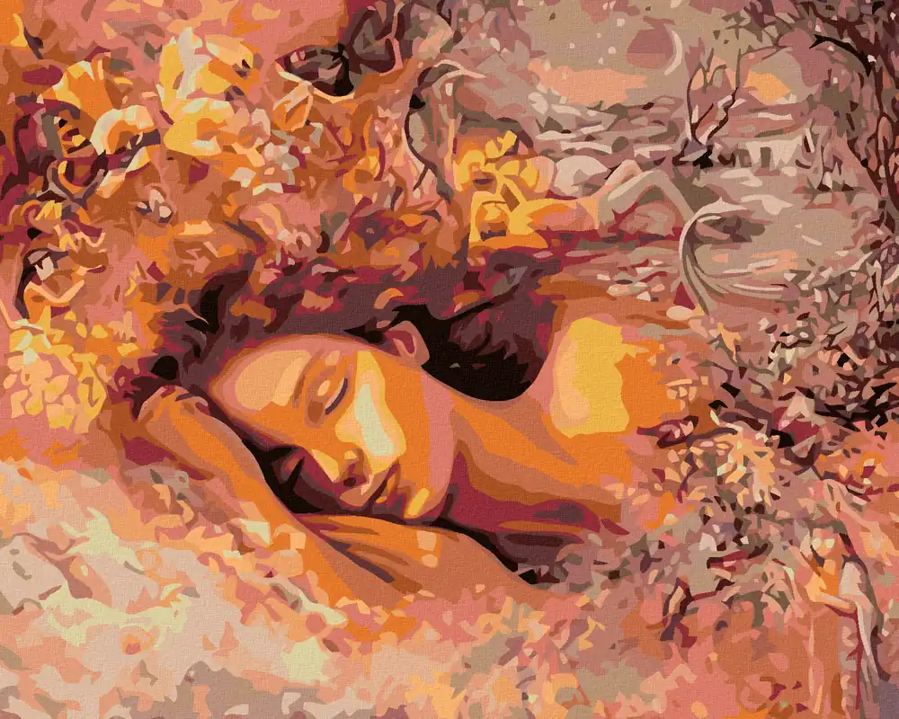 Diamond painting – SCHLAFENDE FRAU Wochenendangebot