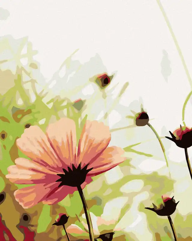 Diamond painting – BLÜHENDE BLUME AUF DER WIESE Beliebt