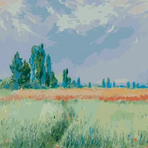 Diamond painting - WEIZENFELD (CLAUDE MONET) Solange Der Vorrat Reicht