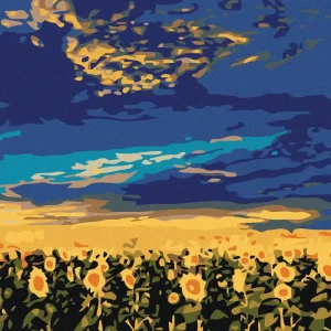 Neuheit Diamond painting - SONNENBLUMEN