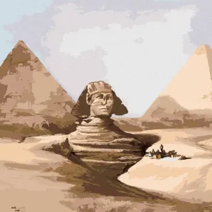 Sonderaktion Diamond painting - SPHINX UND PYRAMIDEN ÄGYPTEN