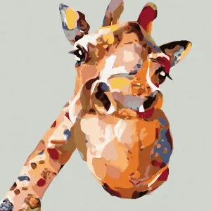 Limited Edition Diamond painting - GEMALTE GIRAFFE