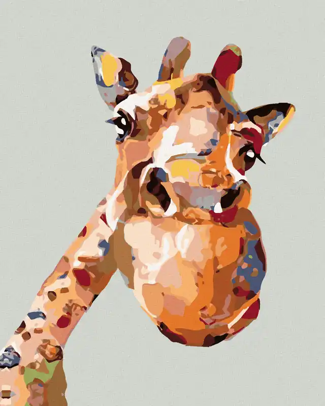 Limited Edition Diamond painting – GEMALTE GIRAFFE