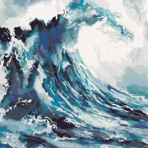 Diamond painting - MEERESWELLEN Garantierte Lieferung