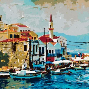 Nur Für Kurze Zeit Diamond painting - SCHÖNE BUCHT VON CASTELORIZO IN GRIECHENLAND