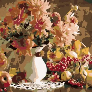 Neu Im Sortiment Diamond painting - BLUMEN IN DER VASE