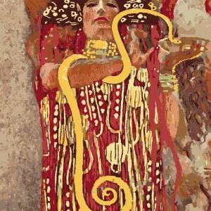 Billig Diamond painting - HYGIEIA (G. KLIMT)