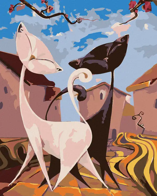 Diamond painting – KÄTZCHEN BEIM SPAZIERGANG DURCH DIE STADT Großhandel