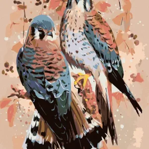 Diamond painting - ZWEI TURMFALKEN Limited Edition