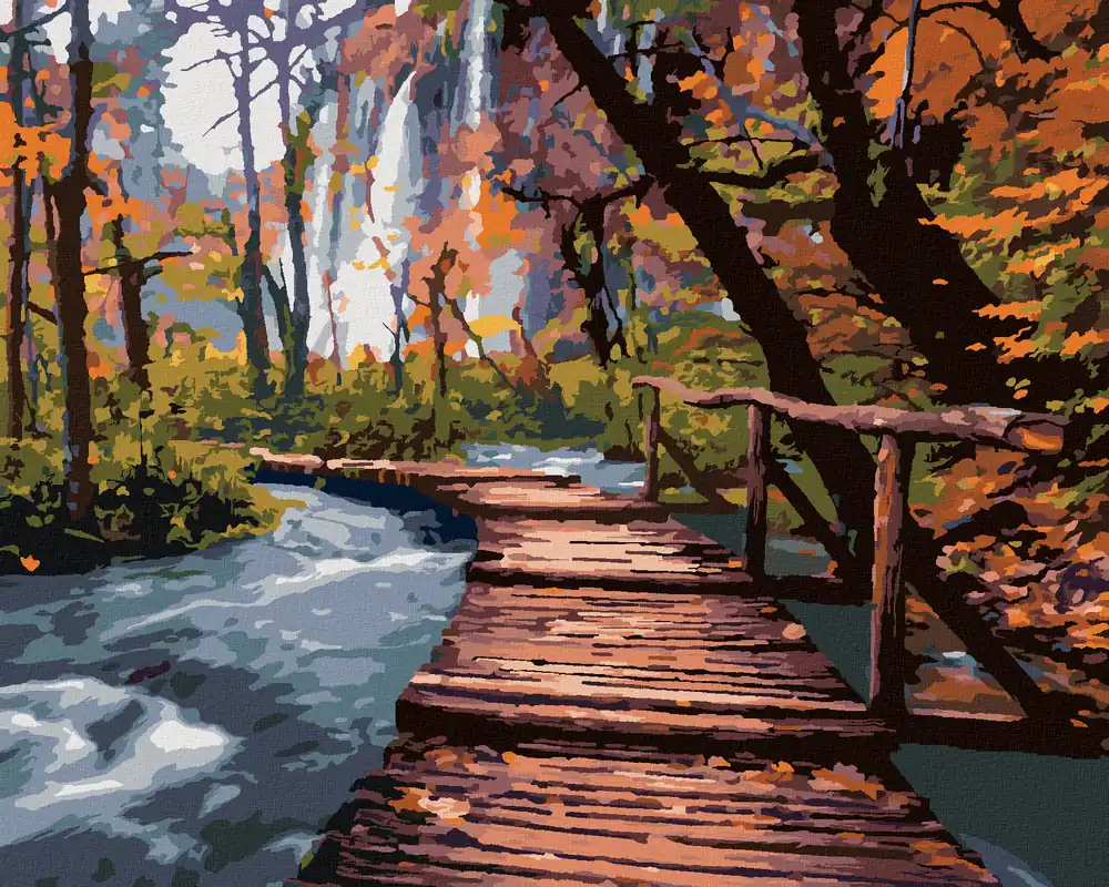 Diamond painting – HOLZPROMENADE IM PARK Günstig