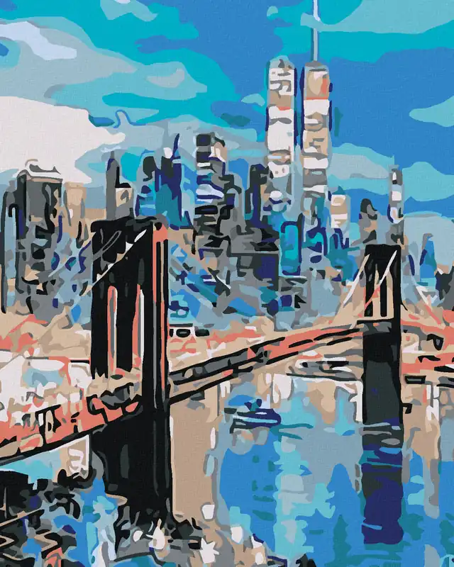 Diamond painting – BROOKLYN BRIDGE Heißes Angebot