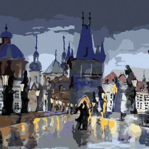 Top-Qualität Diamond painting - ABSTRAKTE KARLSBRÜCKE II