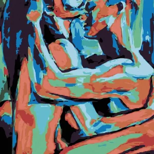 Diamond painting - FARBIGE LIEBHABER Billig