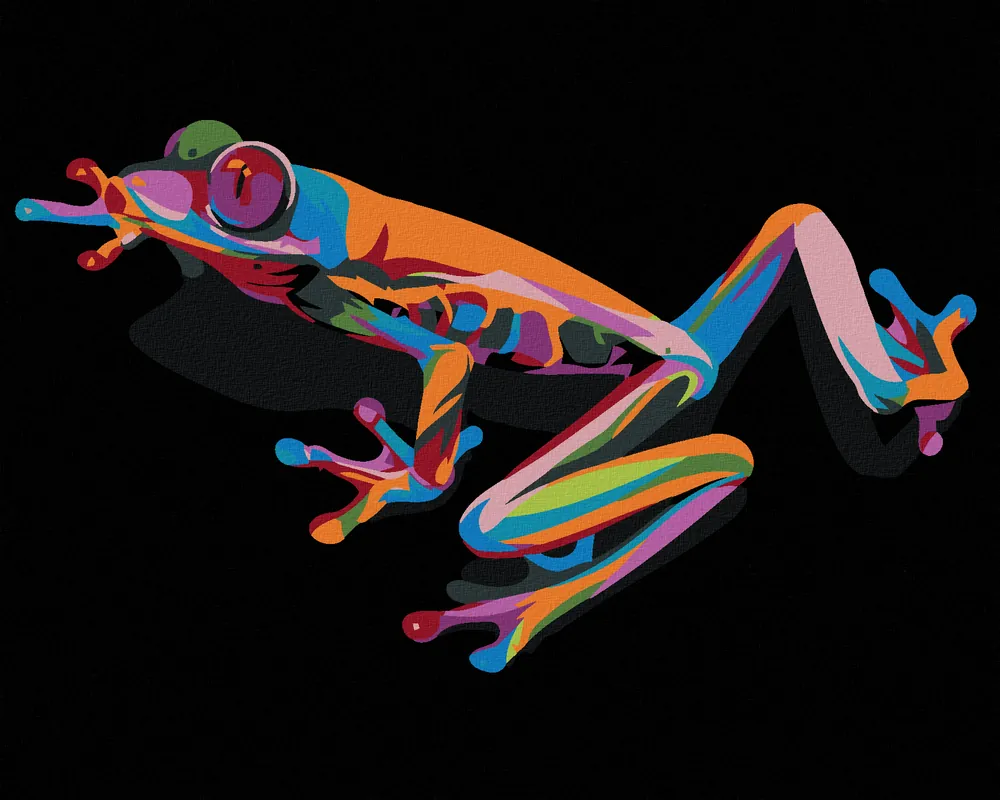 Diamond painting – FARBIGES FRÖSCHLEIN Heißes Angebot