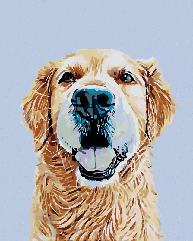 Abverkauf Diamond painting – GOLDENER RETRIEVER