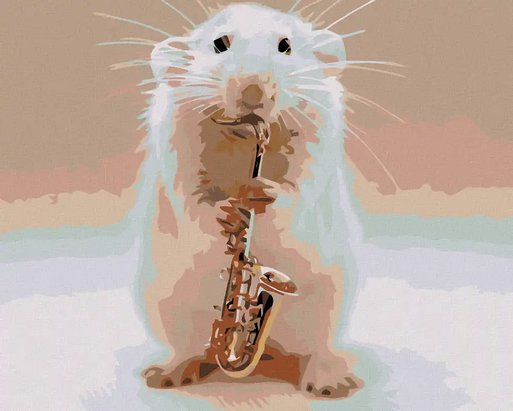 Sonderangebot Diamond painting – GOLDENER HAMSTER