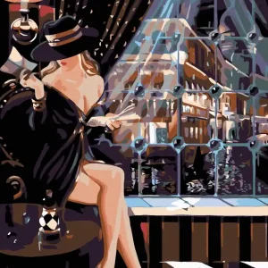 Must-Have Diamond painting - VERFÜHRERISCHE SCHACHSPIELERIN