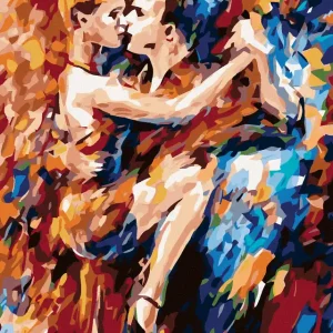 Diamond painting - IN DER LEIDENSCHAFT DES TANZES Sonderaktion