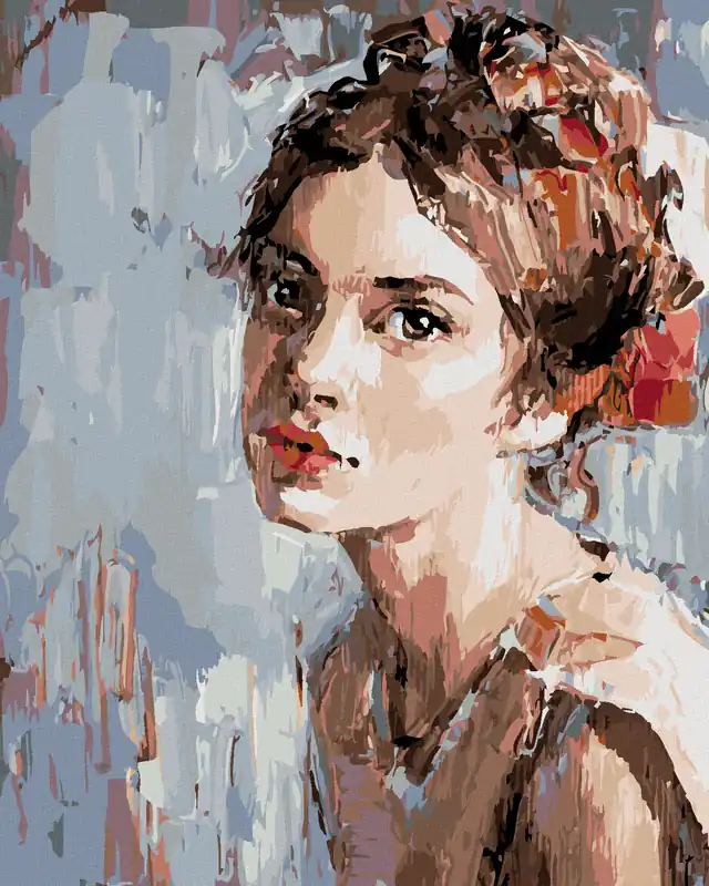 Letzte Chance Diamond painting – GEHEIMNISVOLLE GEMALTE FRAU