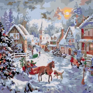 Diamond painting - WEIHNACHTEN IM MALERISCHEN DÖRFCHEN Neue Kollektion
