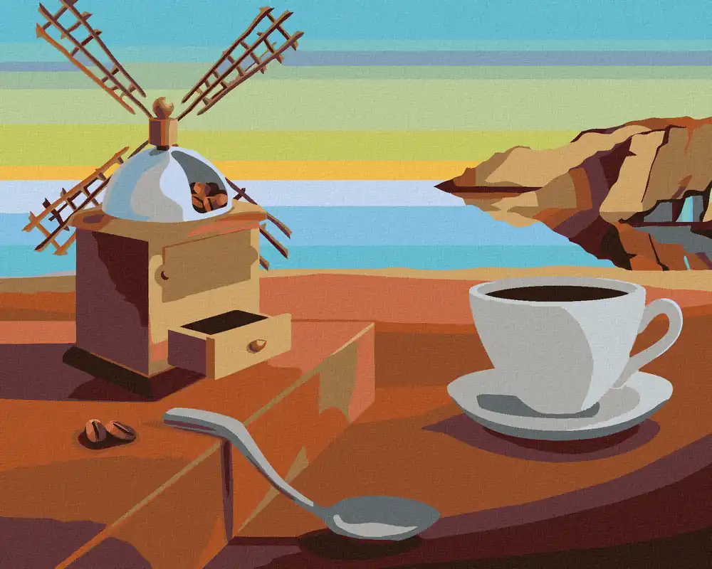 Mega-Angebot Diamond painting – SURREALISTISCHER KAFFEE – INSPIRATION VON S. DALI