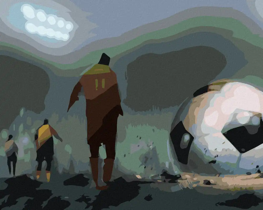 Expressversand Diamond painting – MITTERNACHTSFUSSBALL IM STADION