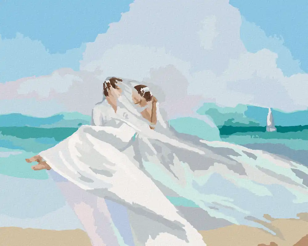 Diamond painting – HOCHZEIT AM STRAND Direkt Vom Hersteller