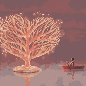 Diamond painting - EIN ZWEIGENHERZ Angebot