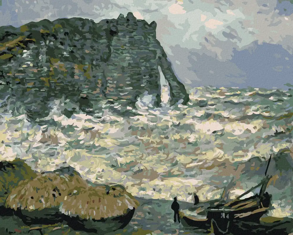 Angebot Diamond painting – DAS FELSENTOR IN ÉTRETAT (CLAUDE MONET)