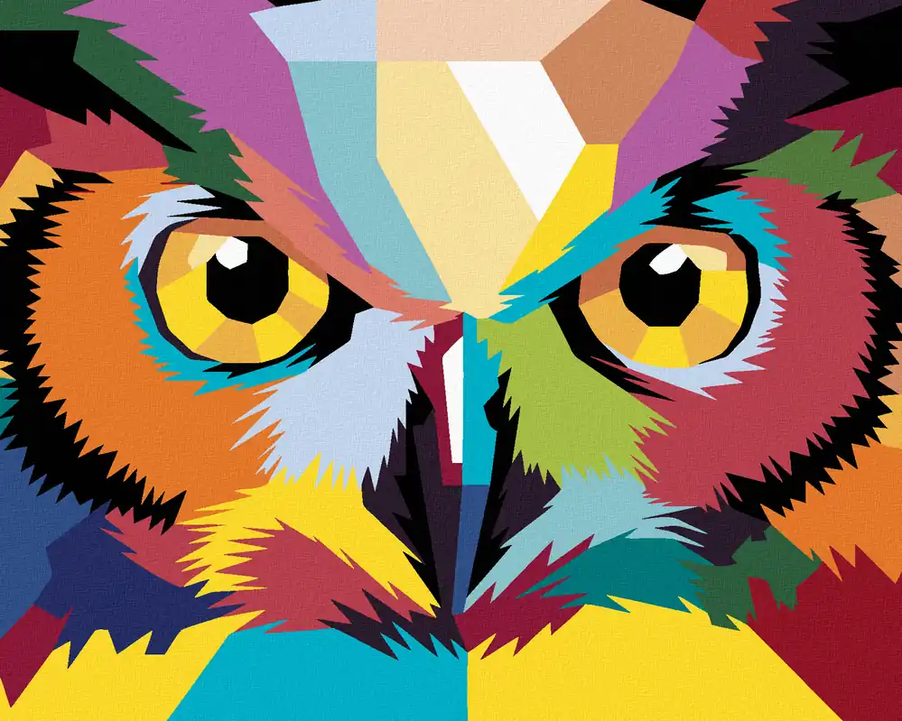 Diamond painting – POP ART EULE Begrenztes Angebot