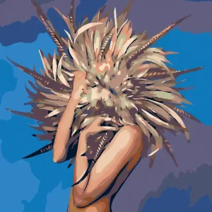 Heute Kaufen Diamond painting - HINTER DEN FEDERN VERSTECKT