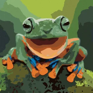 Nur Für Kurze Zeit Diamond painting - LACHENDER FROSCH