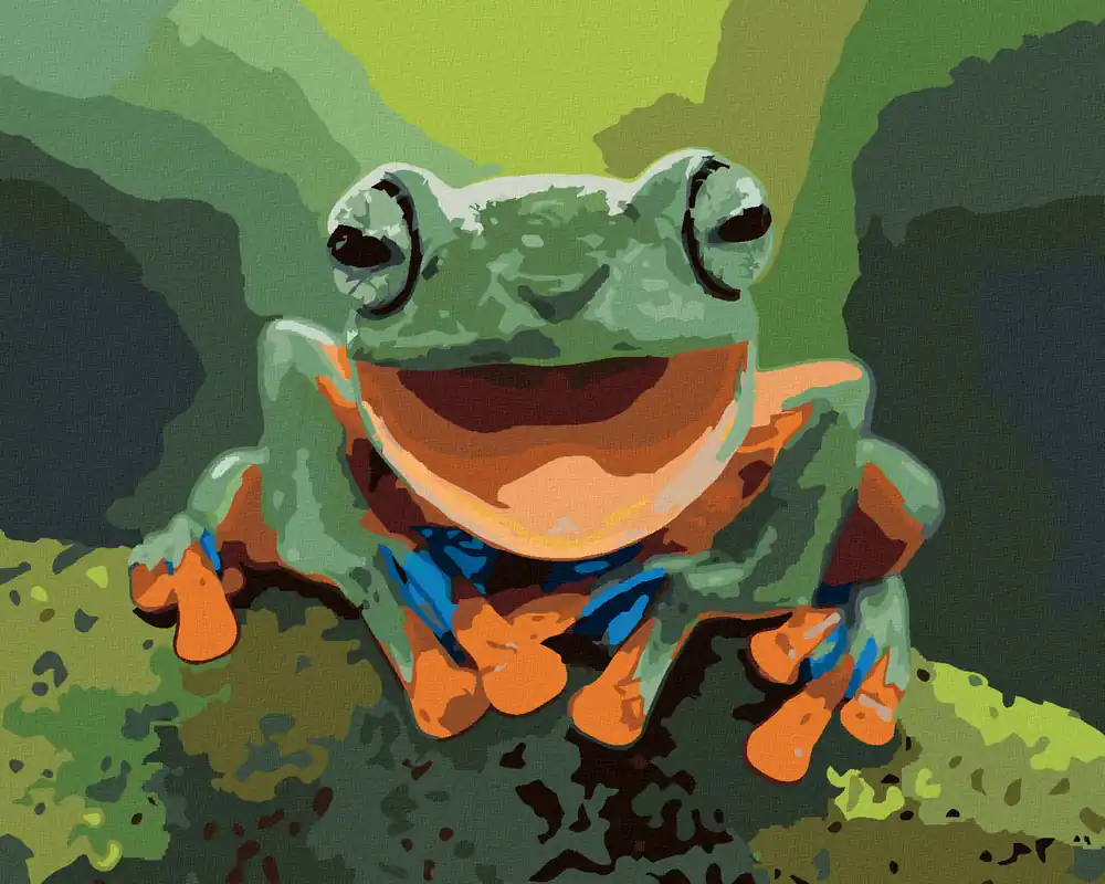 Nur Für Kurze Zeit Diamond painting – LACHENDER FROSCH