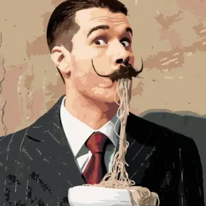 Meistverkauft Diamond painting - SALVADOR DALÍ UND SPAGHETTI