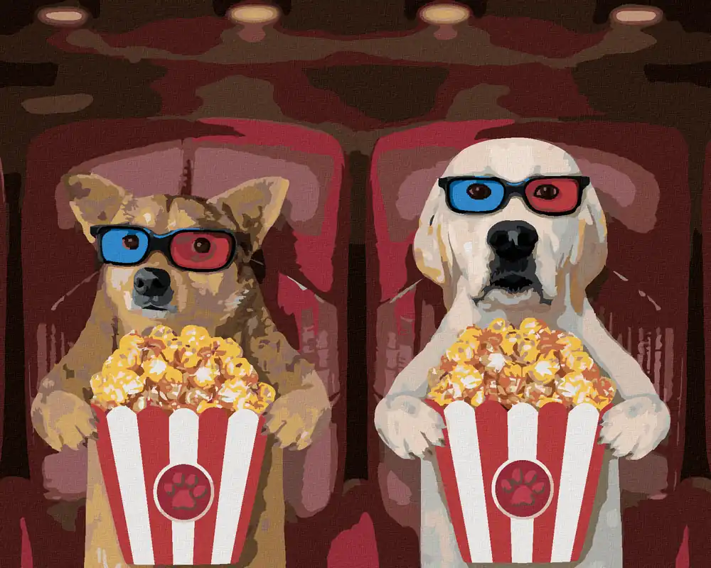 Diamond painting – HUNDE IM KINO Jetzt Zugreifen