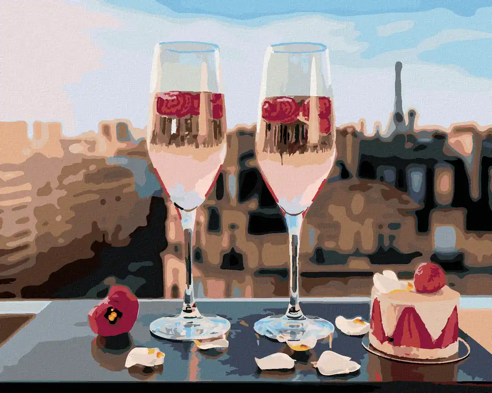 Mega-Angebot Diamond painting – WEINGLÄSER IN PARIS