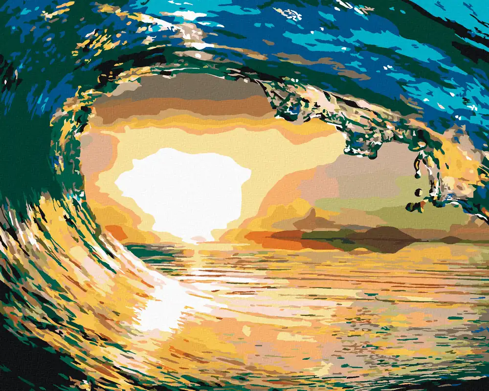 Top-Preis Diamond painting – UNTER DER WELLE