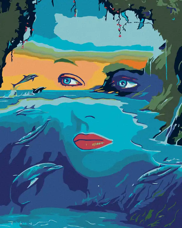 Diamond painting – BLICK VOM MEER Preisknaller