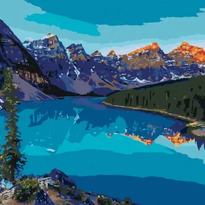 Diamond painting - MORAIN LAKE IM BANFF NATIONAL PARK Preisknaller