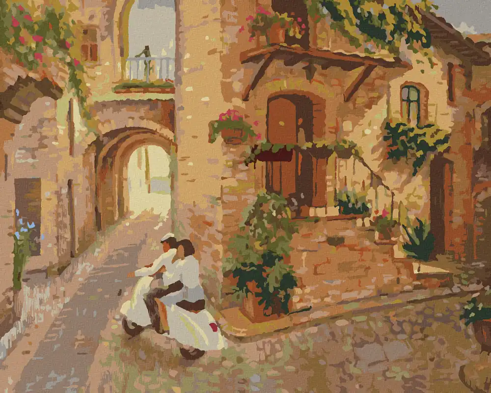 Diamond painting – FAHRT DURCH ITALIEN Heute Kaufen