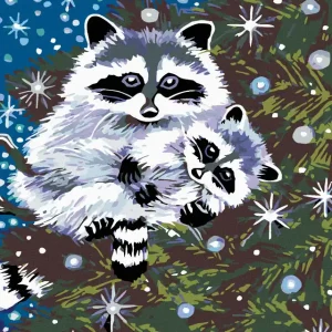 Ausverkauf Diamond painting - WASCHBÄREN