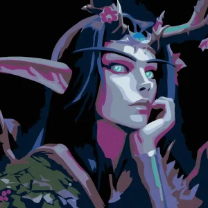 Direktkauf Diamond painting - NIGHT ELF