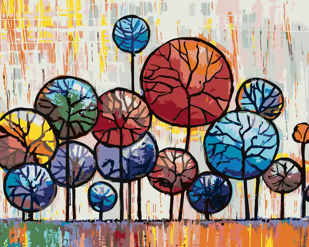 Nur Heute Diamond painting – ZIERBÄUME IM PARK