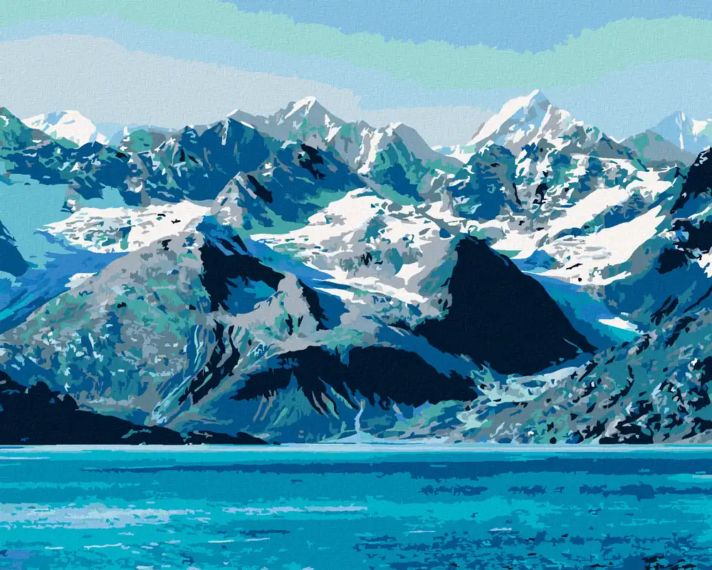 Diamond painting – GLACIER BAY NATIONAL PARK Kostenfreie Lieferung