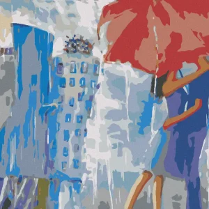 Saisonangebot Diamond painting - STADT IM REGEN