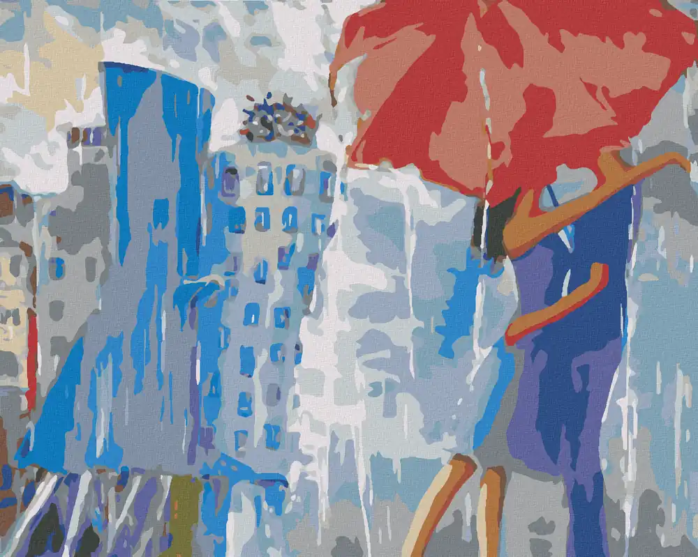 Saisonangebot Diamond painting – STADT IM REGEN