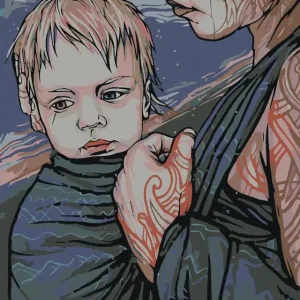 Neue Kollektion Diamond painting - MUTTER MIT SOHN