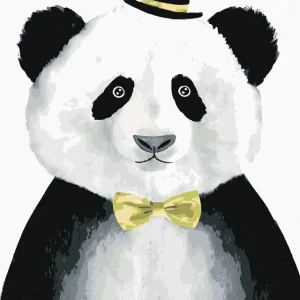 Diamond painting - PANDA MIT HUT Angebot