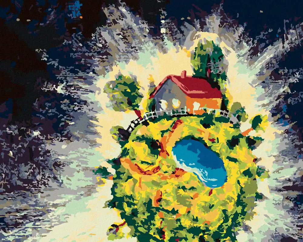 Neu Im Sortiment Diamond painting – DER KLEINE PRINZ UND SEIN PLANET